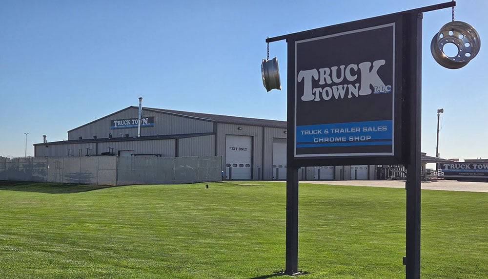 Truck Town sign and building